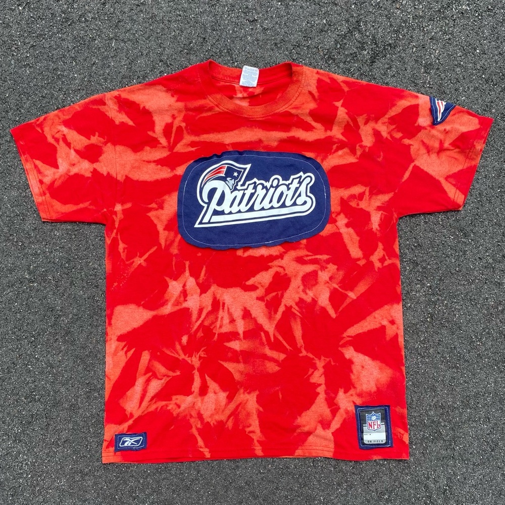 REEBOK Bleached Patriots T-Shirt